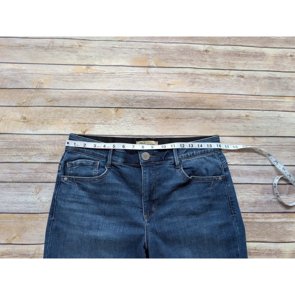 Democracy Straight Jeans Womens 12 Cotton Blend Blue Ab Technology| casual-chic - Picture 2 of 10